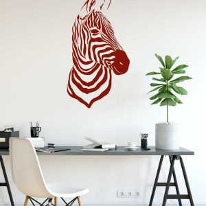 Safari Adventure: Playful Zebra Wall Decals - Nursery Wall Stickers for Kids Room Décor, Peel and Stick Zebra Decals