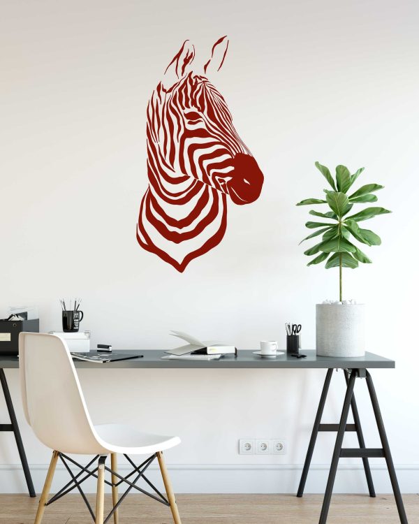 Safari Adventure: Playful Zebra Wall Decals - Nursery Wall Stickers for Kids Room Décor, Peel and Stick Zebra Decals