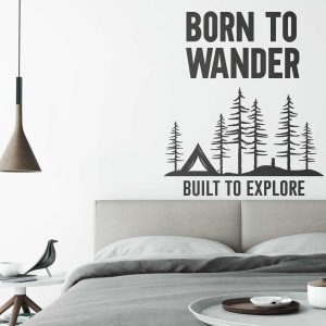 Born to Wander, Built to Explore | Motivational Art for Adventure Seekers