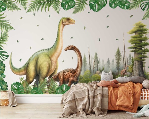 Removable Dinosaur Wall Decals for Boys Room - Create a Prehistoric Oasis in Your Kids Nursery - Kids Wall Decal - Dinosaur Wall Stickers
