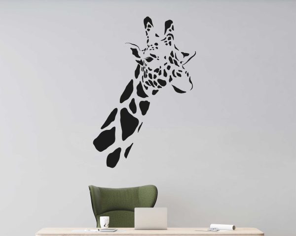 Giraffe Family Wall Decals - Adorable Nursery Stickers for Jungle Theme, Peel and Stick Giraffe Wall Decor