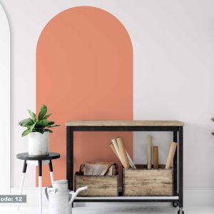 Boho Arches Wall Decor Fabric Removable Sticker - Elevate Your Space with Minimalistic Premium Look, Chic and Stylish Peel and Stick Design