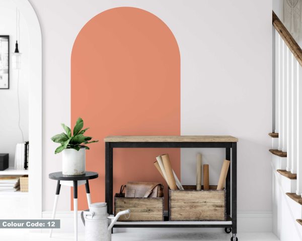 Boho Arches Wall Decor Fabric Removable Sticker - Elevate Your Space with Minimalistic Premium Look, Chic and Stylish Peel and Stick Design