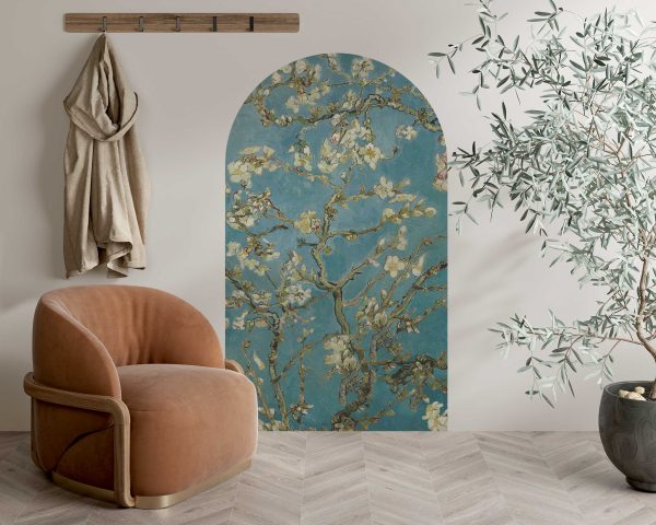 Vincent Van Gogh Almond Blossom Wall Sticker - Arch Fabric Wall Decal - Classic Art Decor