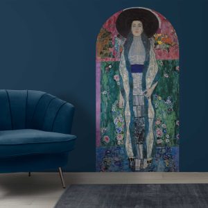Gustav Klimt Adele Bloch Arch Wall Sticker – Elegant Symbolist Artwork Decal for Living Room or Bedroom, Available in Multiple Sizes