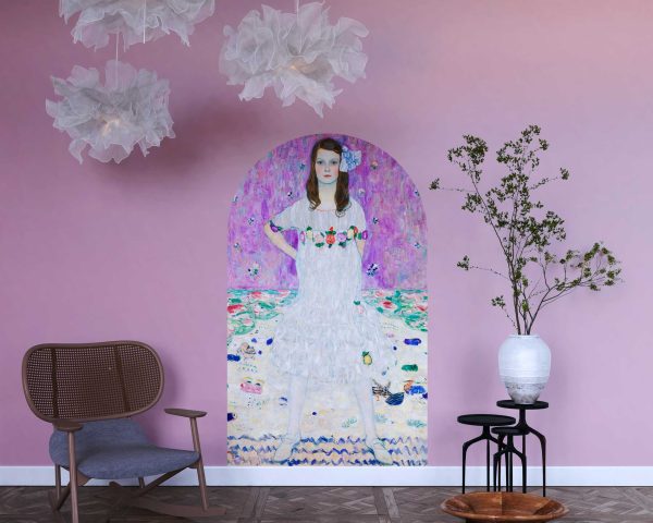 Gustav Klimt Mada Primavesi Arch Wall Sticker - Artistic Decor for Living Room, Bedroom, or Office, Available in Multiple Sizes